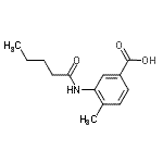 CAS#: 915921-34-5, 4-Methyl-3-(pentanoylamino)benzoic acid