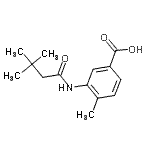 CAS 登录号：915921-64-1， 3-[(3,3-二甲基丁酰基)氨基]-4-甲基苯甲酸