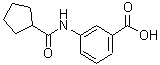 CAS#: 915921-84-5, 3-[(Cyclopentylcarbonyl)amino]benzoic acid