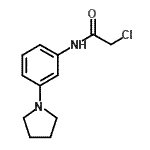 CAS 登录号：915921-99-2， 2-氯-N-[3-(1-吡咯烷基)苯基]乙酰胺