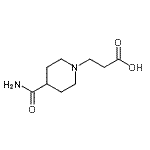 CAS#: 915922-36-0, 3-(4-Carbamoyl-1-piperidinyl)propanoic acid
