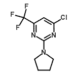 CAS 登录号：915922-37-1， 4-氯-2-(1-吡咯烷基)-6-(三氟甲基)嘧啶