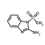 CAS 登录号：915922-50-8， 1-(甲基磺酰基)-1H-苯并咪唑-2-胺