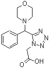 CAS 登录号：915922-69-9， {5-[4-吗啉基(苯基)甲基]-1H-四唑-1-基}乙酸