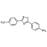 CAS#: 915922-80-4, 4-[3-(4-Methylphenyl)-1,2,4-oxadiazol-5-yl]aniline