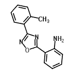 CAS 登录号：915922-92-8， 2-[3-(2-甲基苯基)-1,2,4-恶二唑-5-基]苯胺