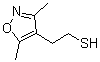CAS#: 915923-05-6, 2-(3,5-Dimethyl-1,2-oxazol-4-yl)ethanethiol