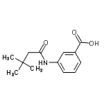 CAS 登录号：915923-42-1， 3-[(3,3-二甲基丁酰基)氨基]苯甲酸