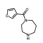 CAS 登录号：915923-81-8， 1,4-二氮杂环庚-1-基(3-呋喃基)甲酮