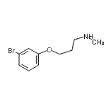 CAS#: 915923-82-9, 3-(3-Bromophenoxy)-N-methyl-1-propanamine