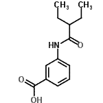 CAS#: 915923-97-6, 3-[(2-Ethylbutanoyl)amino]benzoic acid