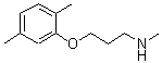 CAS#: 915924-19-5, 3-(2,5-Dimethylphenoxy)-N-methyl-1-propanamine