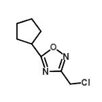 CAS 登录号：915925-39-2， 3-(氯甲基)-5-环戊基-1,2,4-恶二唑