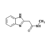 CAS 登录号：91600-51-0， 2-(1H-苯并咪唑-2-基)-N-甲基乙酰胺