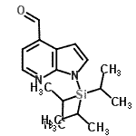 CAS 登录号：916259-53-5， 1-(三异丙基硅烷基)-1H-吡咯并[2,3-b]吡啶-4-甲醛