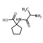 CAS#: 91633-91-9, 1-(Alanylamino)cyclopentanecarboxylic acid