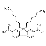 CAS 登录号：916336-19-1， (9,9-二庚基-9H-芴-2,7-二基)二硼酸