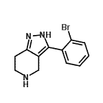 CAS 登录号：916423-54-6， 3-(2-溴苯基)-4,5,6,7-四氢-2H-吡唑并[4,3-c]吡啶