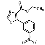 CAS#: 916674-05-0, Ethyl 5-(3-nitrophenyl)-1,3-oxazole-4-carboxylate
