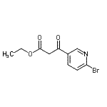 CAS#: 916791-37-2, Ethyl 3-(6-bromo-3-pyridinyl)-3-oxopropanoate