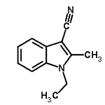 CAS#: 917207-79-5, 1-Ethyl-2-methyl-1H-indole-3-carbonitrile