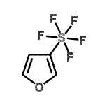CAS#: 917567-74-9, 3-(Pentafluoro-lambda<sup>6</sup>-sulfanyl)furan