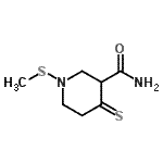 CAS#: 91774-06-0, 1-(Methylsulfanyl)-4-thioxo-3-piperidinecarboxamide