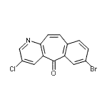 CAS#: 917878-65-0, 7-Bromo-3-chloro-5H-benzo[4,5]cyclohepta[1,2-b]pyridin-5-one