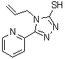 CAS 登录号：91813-63-7， 4-烯丙基-5-(2-吡啶基)-4H-1,2,4-三唑-3-硫醇