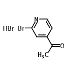 CAS#: 918142-93-5, 1-(2-Bromo-4-pyridinyl)ethanone hydrobromide (1:1)