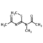 CAS#: 918144-41-9, Methyl N,N'-diacetyl-N-methylcarbamimidothioate
