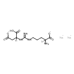 CAS#: 918149-29-8, Disodium 2-amino-5-[N'-(1-carboxy-2-carboxylatoethyl)carbamimidamido]pentanoate