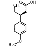 CAS#: 918149-72-1, (3R)-3-(4-Methoxyphenyl)-4-pentenoic acid