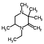 CAS#: 91823-91-5, 4-Ethyl-1,2,2,5-tetramethyl-3-methylenepiperazine