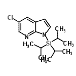 CAS 登录号：918523-59-8， 5-氯-1-(三异丙基硅烷基)-1H-吡咯并[2,3-b]吡啶