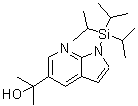 CAS#: 918523-63-4, 2-[1-(Triisopropylsilyl)-1H-pyrrolo[2,3-b]pyridin-5-yl]-2-propanol