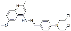 CAS#: 91919-67-4, N-[[4-[Bis(2-Chloroethyl)Amino]Phenyl]Methylideneamino]-6-Methoxy-2-Methyl-Quinolin-4-Amine