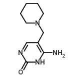 CAS#: 919524-55-3, 6-Amino-5-(1-piperidinylmethyl)-2(1H)-pyrimidinone