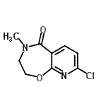 CAS#: 919788-59-3, 8-chloro-4-methyl-2,3-dihydropyrido[3,2-f][1,4]oxazepin-5-one