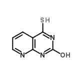 CAS 登录号：91996-78-0， 4-硫代-3,4-二氢吡啶并[2,3-d]嘧啶-2(1H)-酮