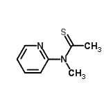 CAS#: 92053-37-7, N-Methyl-N-(2-pyridinyl)ethanethioamide