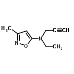 CAS#: 92087-55-3, N-Ethyl-3-methyl-N-(2-propyn-1-yl)-1,2-oxazol-5-amine