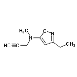 CAS#: 92087-56-4, 3-Ethyl-N-methyl-N-(2-propyn-1-yl)-1,2-oxazol-5-amine