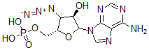 CAS#: 92117-24-3, 9-(3'-Azido-3'-Deoxyxylofuranosyl)Adenine 5'-Monophosphate