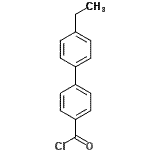 CAS 登录号：92119-00-1， 4'-乙基-4-联苯基羰基氯化物