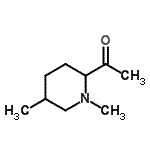 CAS#: 92145-76-1, 1-(1,5-Dimethyl-2-piperidinyl)ethanone
