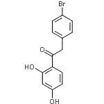 CAS 登录号：92152-60-8， 2-(4-溴苯基)-1-(2,4-二羟基苯基)乙酮