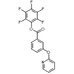 CAS 登录号：921938-61-6， 五氟苯基3-(2-吡啶基氧基)苯甲酸酯