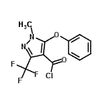 CAS 登录号：921939-09-5， 1-甲基-5-苯氧基-3-(三氟甲基)-1H-吡唑-4-甲酰氯