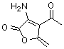 CAS 登录号：92220-25-2， 4-乙酰基-3-氨基-5-亚甲基-2(5H)-呋喃酮